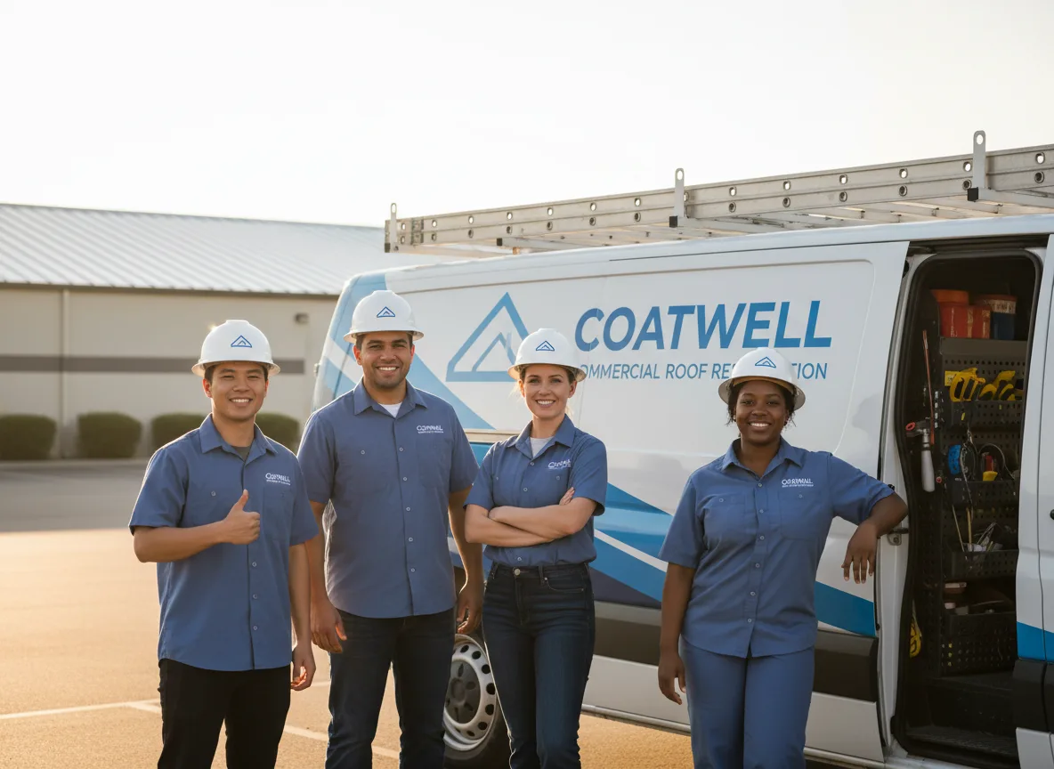 Commercial roof coating company in Harwood, MO